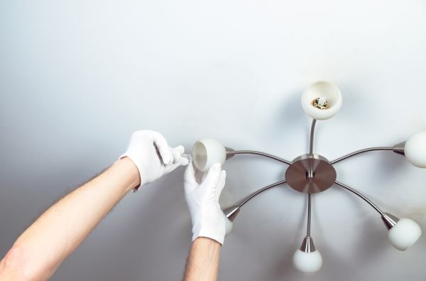 Chandelier Bulb Installation in Gulfport